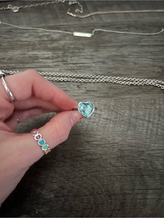 Gracie Abrams Jewelry - Gracie Abram’s Blue Gem Heart Ring| Size 6
